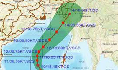 বঙ্গোপসাগরে গভীর নিম্নচাপ,সতর্ক সংকেত 