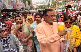 সরকারের বিদায়ের ধ্বনি বাজছে:সালাম