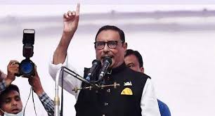 বঙ্গবন্ধুর প্রতিকৃতিতে শ্রদ্ধা ওবায়দুল কাদেরের