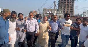 উত্তরায় রিজভীর নেতৃত্বে বিক্ষোভ 
