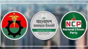 বিএনপি-জামায়াত ও এনসিপির সর্ম্পকে ভাটা