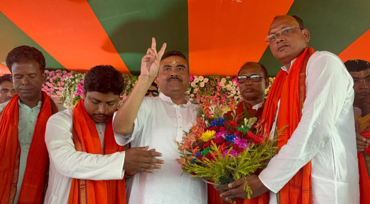 মুখ্যমন্ত্রী পদে শুভেন্দুকেই বেছে নিল বিজেপি