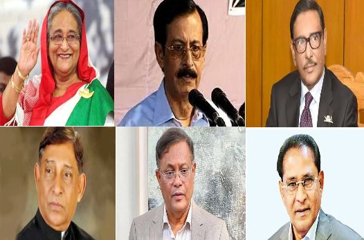 আওয়ামী লীগের নেতারা কে কোন দেশে
